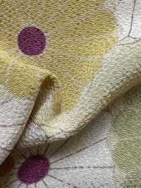 KKP2338-D-KIKUYUZEN Futako Chirimen Crisântemo Yuzen[Têxtil / Tecido] Uni Textile(Komon Studio) Foto secundária