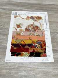 KKP2338-D-TEMARI Futagoshi Chirimen Temari[Têxtil / Tecido] Uni Textile(Komon Studio) Foto secundária