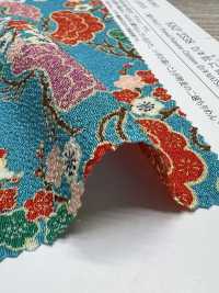 KKP2338-D-MATUNIUME Futako Chirimen Pinheiro E Ameixa[Têxtil / Tecido] Uni Textile(Komon Studio) Foto secundária