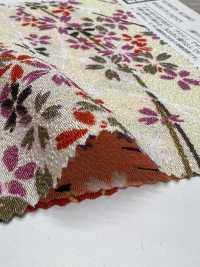 KKP2338-D-KUSAZAKURA Futako Chirimen Kusa-zakura[Têxtil / Tecido] Uni Textile(Komon Studio) Foto secundária