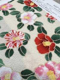 KKP2338-D-MTSUBAKI Futako Chirimen Miyako Tsubaki[Têxtil / Tecido] Uni Textile(Komon Studio) Foto secundária