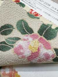 KKP2338-D-MTSUBAKI Futako Chirimen Miyako Tsubaki[Têxtil / Tecido] Uni Textile(Komon Studio) Foto secundária