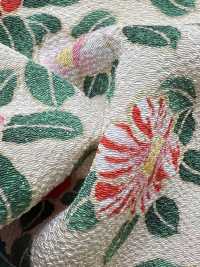 KKP2338-D-MTSUBAKI Futako Chirimen Miyako Tsubaki[Têxtil / Tecido] Uni Textile(Komon Studio) Foto secundária