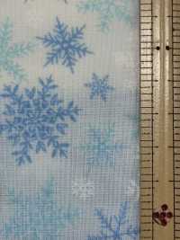 DX10363L Padrão De Floco De Neve Grande De Natal HAndworks*Fabric® Lawn[Têxtil / Tecido] VANCET subfoto