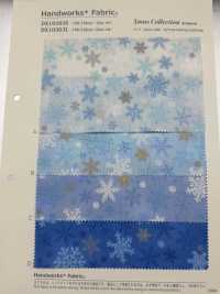 DX10363S Padrão De Floco De Neve Grande De Natal HAndworks*Fabric® Lawn[Têxtil / Tecido] VANCET subfoto