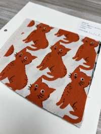 850575 Oxford Cotton Cru Gato E Chidori[Têxtil / Tecido] VANCET subfoto