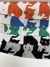 850575 Oxford Cotton Cru Gato E Chidori[Têxtil / Tecido] VANCET subfoto