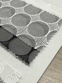 SLC8567 SLC 8567 (Círculo) Renda De Organza De Seda[Têxtil / Tecido] KOYAMA subfoto