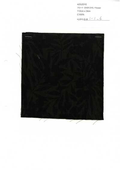 4252DYE SEVENBERRY® Popeline sobretingido / Flor