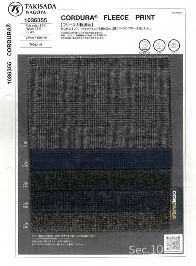 1036355 CORDURA® Fleece Estampado Cordura Fleece Estampado