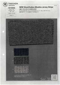 1010552 Jersey Listrado De Lã/algodão Mouline Novo[Têxtil / Tecido] TAKISADA NAGOYA subfoto