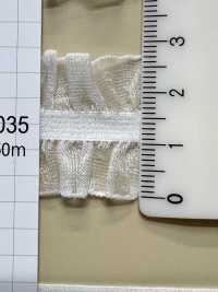 HW-3035 Fita Elástica De Organza Com Babados Duplos[Cabo De Fita] Sem Nome Foto secundária