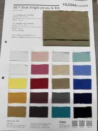 YG2009 30/1 Slub[Têxtil / Tecido] YAGI-o Foto secundária