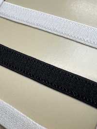 HW-3000B Faixa Elástica De Ombro Costurada Com Fita Elástica Preta[Cabo De Fita] Sem Nome Foto secundária