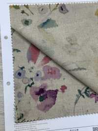 7026-700-6 CL Loomstate Com Padrão Floral Em Aquarela[Têxtil / Tecido] HOKKOH Foto secundária