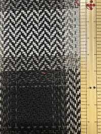 SBT-009 8/1 Xadrez Ombré Espinha De Peixe Orgânico Pesado[Têxtil / Tecido] Têxtil Kuwamura subfoto