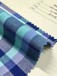 INDIA-2100 Acabamento Manual Em Xadrez Madras Vintage[Têxtil / Tecido] ARINOBE Foto secundária