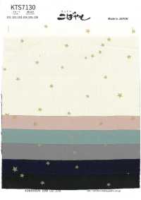 KTS7130 Estampa De Padrão Pequeno Em Tecido De Algodão[Têxtil / Tecido] Algodão Kobayashi Foto secundária