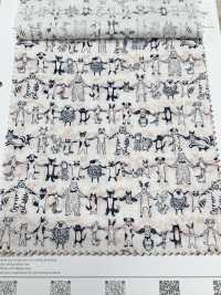 1026-625-10 60 Animais De Jardim Que Se Dão As Mãos[Têxtil / Tecido] HOKKOH Foto secundária