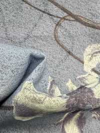 7026-440-1 Jersey Fundido Com Estampa De Flores Em Movimento[Têxtil / Tecido] HOKKOH subfoto