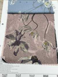 7026-440-1 Jersey Fundido Com Estampa De Flores Em Movimento[Têxtil / Tecido] HOKKOH subfoto