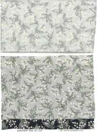 KTS7135 Tecido De Algodão Com Estampa Floral Pequena E De Gatos[Têxtil / Tecido] Algodão Kobayashi Foto secundária