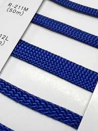 R-212L Cordão Para Bolsa Luster Cord, Trama Regular, Tingido Com Fio[Cabo De Fita] RIVER Foto secundária