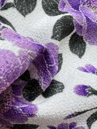 KKP2338-D-YAEZAKURA Futako Chirimen Flor De Cerejeira Dupla[Têxtil / Tecido] Uni Textile(Komon Studio) Foto secundária