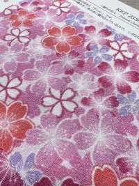 KKP2338-D-MAIZAKURA Futako Chirimen Mai Sakura[Têxtil / Tecido] Uni Textile(Komon Studio) Foto secundária