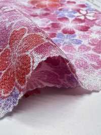 KKP2338-D-MAIZAKURA Futako Chirimen Mai Sakura[Têxtil / Tecido] Uni Textile(Komon Studio) Foto secundária