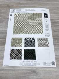 KKP3338-D1147 Chirimen Chirimen®[Têxtil / Tecido] Uni Textile(Komon Studio) Foto secundária