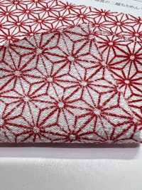 KKP3338-D1129 Futako Chirimen Asanoha[Têxtil / Tecido] Uni Textile(Komon Studio) Foto secundária