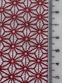 KKP3338-D1129 Futako Chirimen Asanoha[Têxtil / Tecido] Uni Textile(Komon Studio) Foto secundária