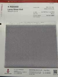 RS5000 Tricô Transparente Lamé[Têxtil / Tecido] Suncorona Oda Foto secundária