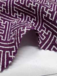 KKP3338-D-SAYAGATA Futako Chirimen Saaya Weave[Têxtil / Tecido] Uni Textile(Komon Studio) Foto secundária