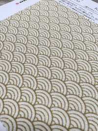 KKP3338-D-SEIKAIHA Futako Chirimen Seigaiha[Têxtil / Tecido] Uni Textile(Komon Studio) Foto secundária