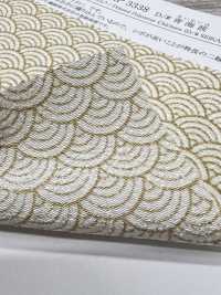 KKP3338-D-SEIKAIHA Futako Chirimen Seigaiha[Têxtil / Tecido] Uni Textile(Komon Studio) Foto secundária