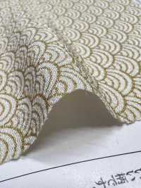 KKP3338-D-SEIKAIHA Futako Chirimen Seigaiha[Têxtil / Tecido] Uni Textile(Komon Studio) Foto secundária