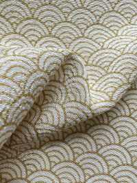 KKP3338-D-SEIKAIHA Futako Chirimen Seigaiha[Têxtil / Tecido] Uni Textile(Komon Studio) Foto secundária