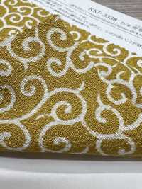 KKP3338-D-KARAKUSA Padrão Arabesco Futako Chirimen[Têxtil / Tecido] Uni Textile(Komon Studio) Foto secundária