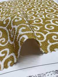 KKP3338-D-KARAKUSA Padrão Arabesco Futako Chirimen[Têxtil / Tecido] Uni Textile(Komon Studio) Foto secundária