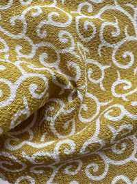 KKP3338-D-KARAKUSA Padrão Arabesco Futako Chirimen[Têxtil / Tecido] Uni Textile(Komon Studio) Foto secundária