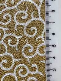 KKP3338-D-KARAKUSA Padrão Arabesco Futako Chirimen[Têxtil / Tecido] Uni Textile(Komon Studio) Foto secundária
