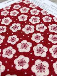 KKP3338-D-UMEARARE Bolachas De Arroz Com Ameixa Futako Chirimen[Têxtil / Tecido] Uni Textile(Komon Studio) Foto secundária