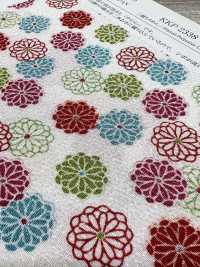 KKP2338-D-HAIKARA Futako Chirimen Haikara Kogiku[Têxtil / Tecido] Uni Textile(Komon Studio) Foto secundária