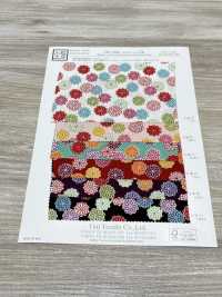 KKP2338-D-HAIKARA Futako Chirimen Haikara Kogiku[Têxtil / Tecido] Uni Textile(Komon Studio) Foto secundária