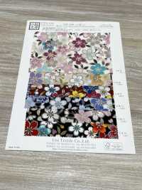 KKP2338-D-SKRZKS Flores De Cerejeira Futako Chirimen[Têxtil / Tecido] Uni Textile(Komon Studio) Foto secundária