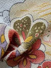 KKP2338-D-SYOCHIKU Futako Chirimen Pinho, Bambu E Ameixa[Têxtil / Tecido] Uni Textile(Komon Studio) Foto secundária