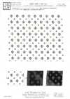 KKP4193-D301-123 Chiffon Jacquard Recortado com Estampa Monocromática