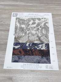 KKP4193-D301-151 Jacquard De Corte Chiffon[Têxtil / Tecido] Uni Textile(Komon Studio) Foto secundária